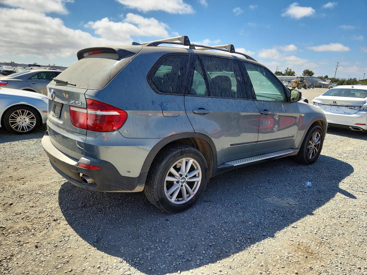 2008 Bmw X5 3.0i Blue vin: 5UXFE435X8L009064