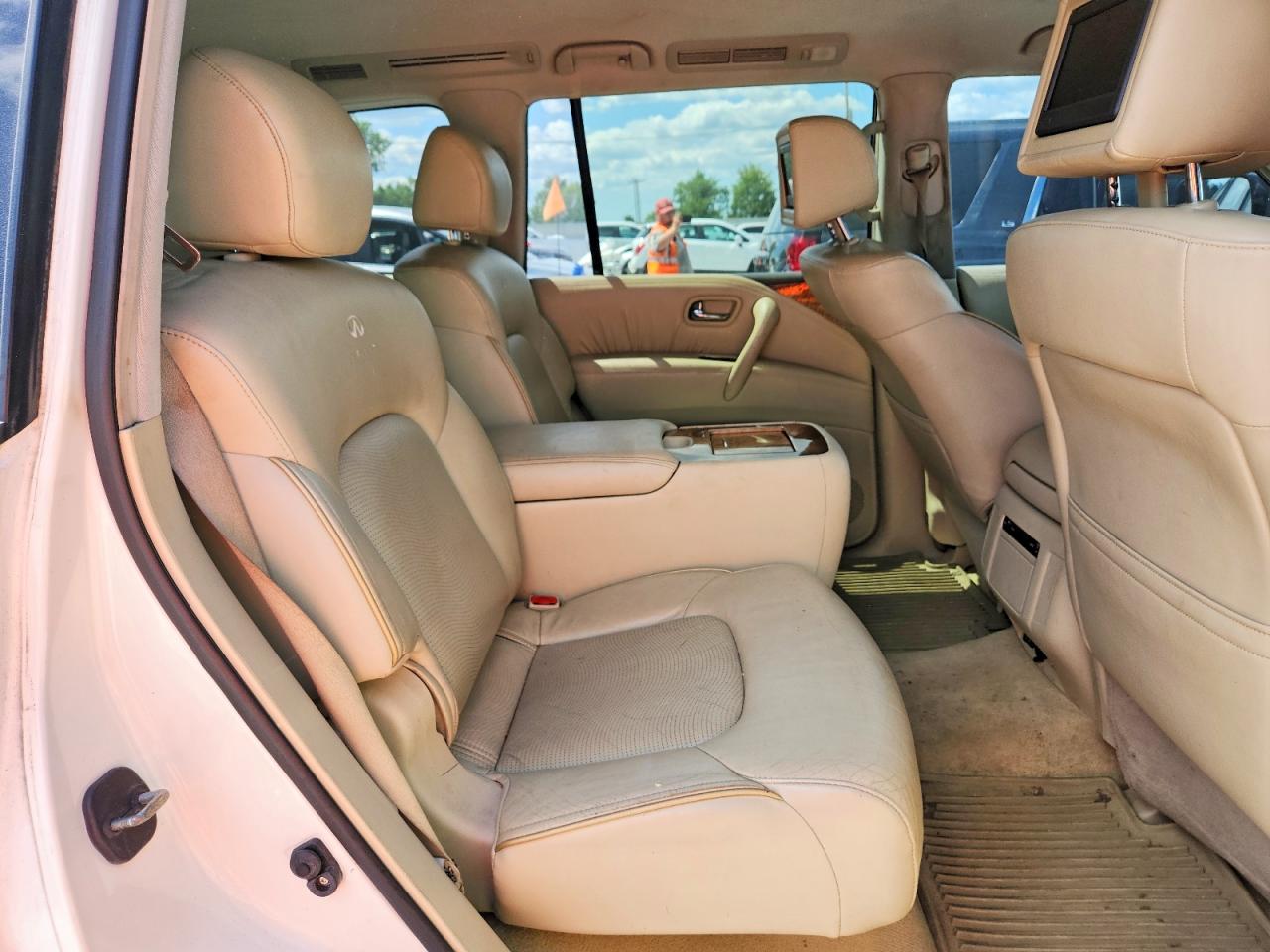 2011 Infiniti Qx56 Base White vin: JN8AZ2NE6B9004602