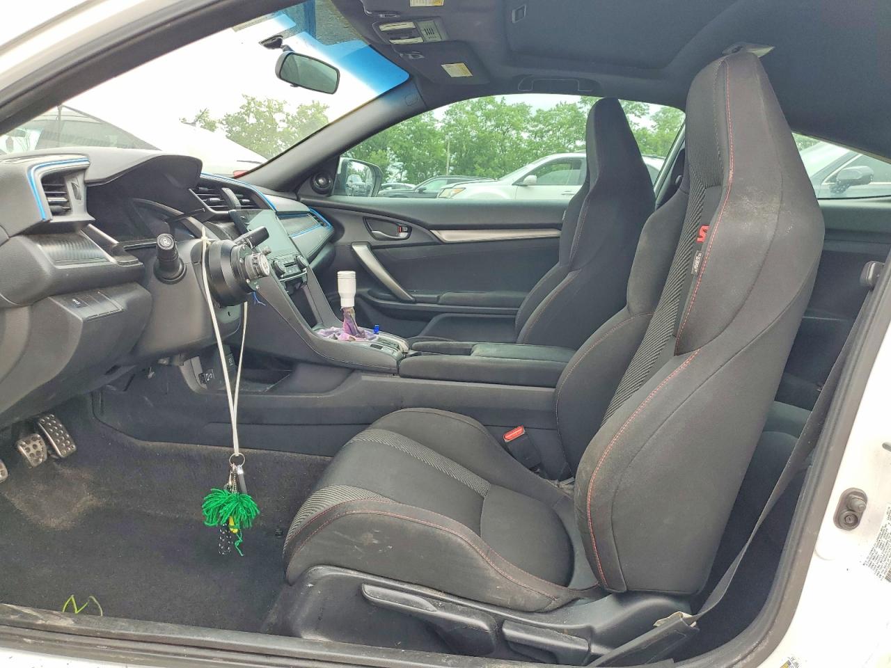 2019 Honda Civic Si White vin: 2HGFC3A50KH753279