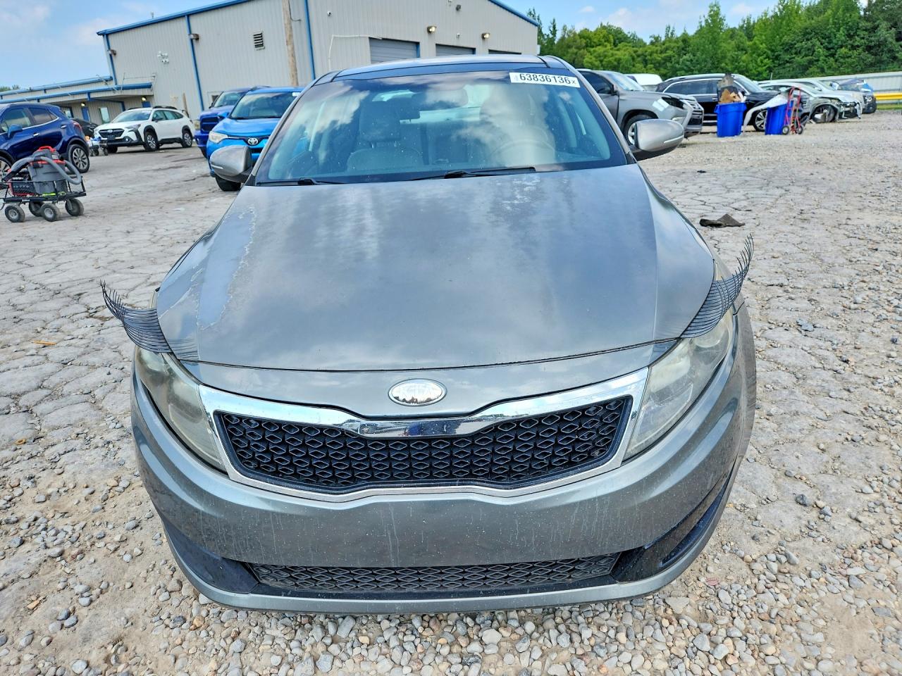 2013 Kia Optima Ex Gray vin: 5XXGN4A72DG155916