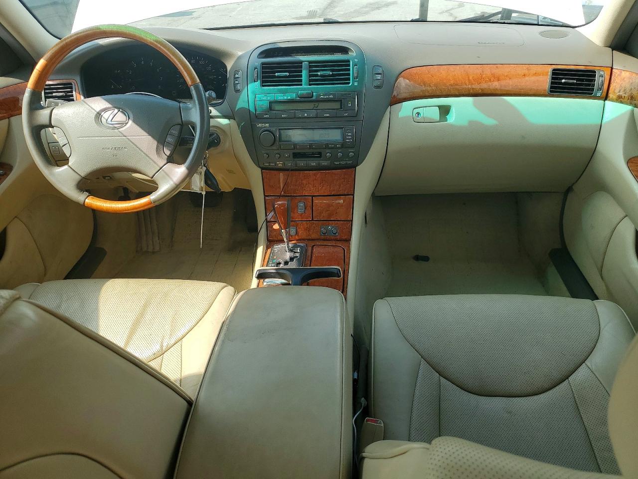 2006 Lexus Ls 430 White vin: JTHBN36F065050754