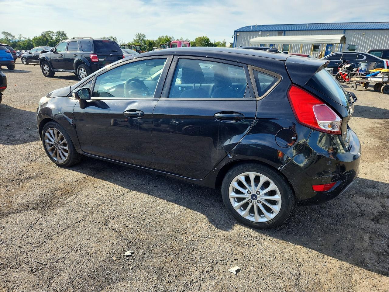 2014 Ford Fiesta Se Black vin: 3FADP4EJ1EM168293