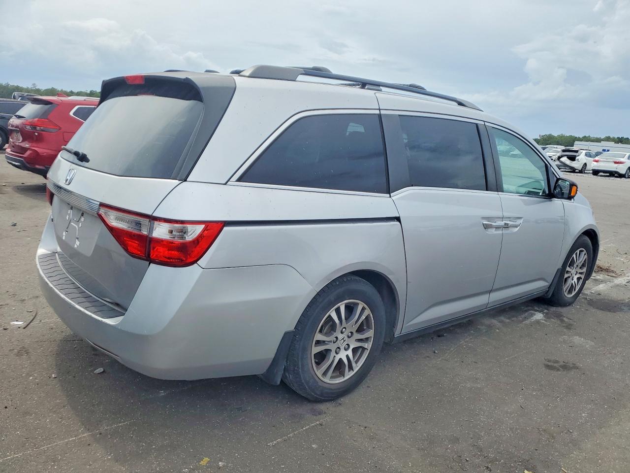 2012 Honda Odyssey Exl Silver vin: 5FNRL5H64CB036008