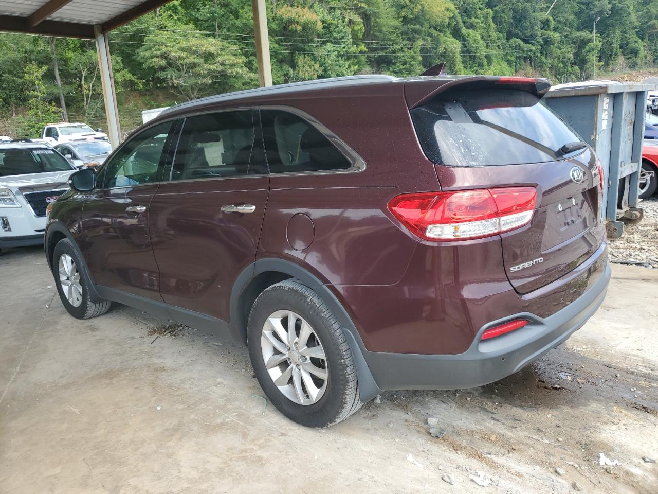 2018 Kia Sorento Lx Бордовый vin: 5XYPG4A30JG400159