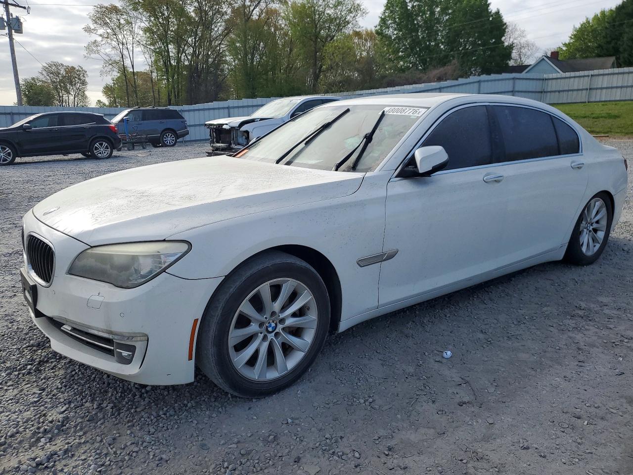 2013 Bmw 740 Lxi White vin: WBAYF4C56DD281538