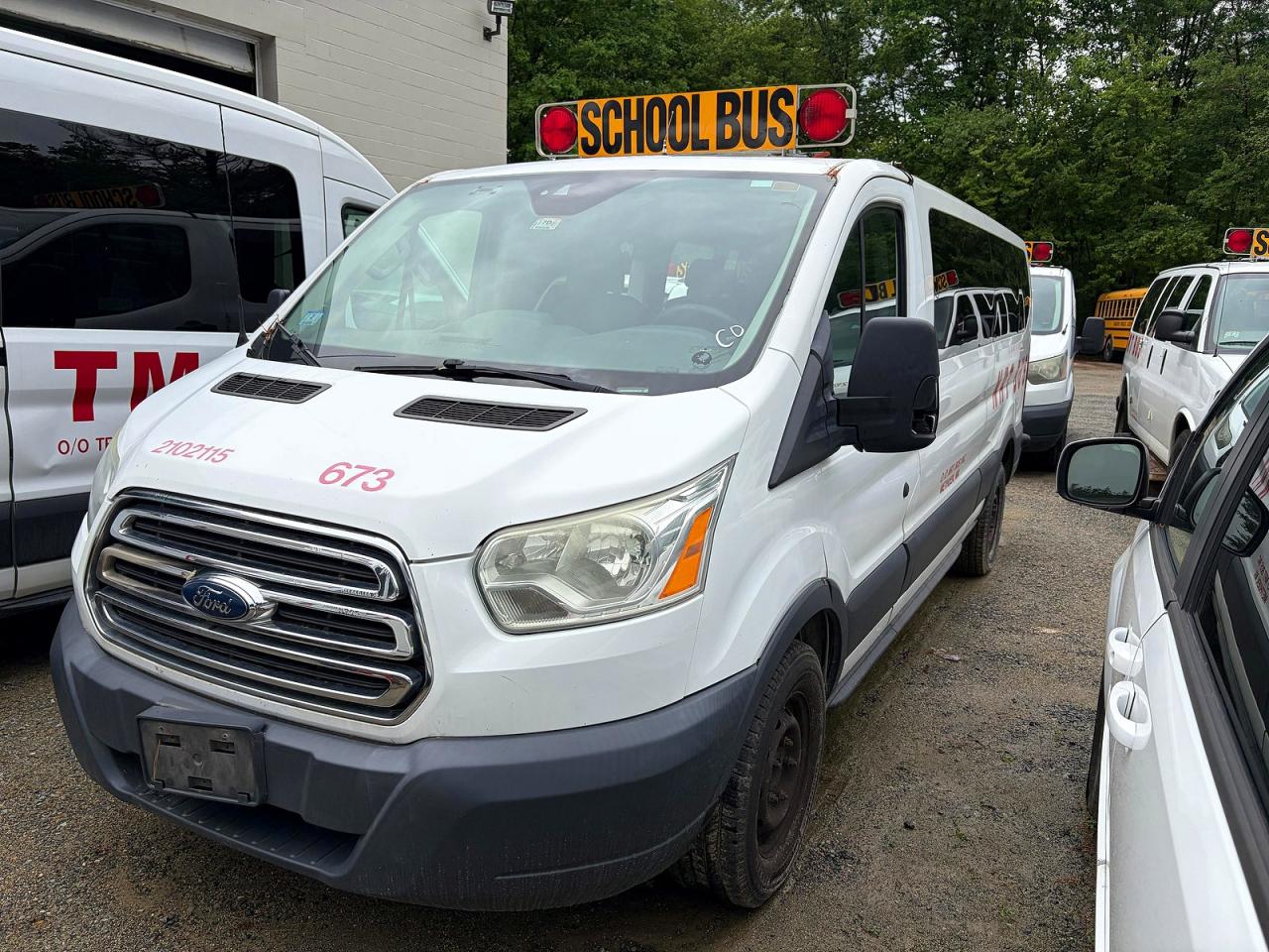 2015 Ford Transit T-350 White vin: 1FBZX2ZMOFKA38754