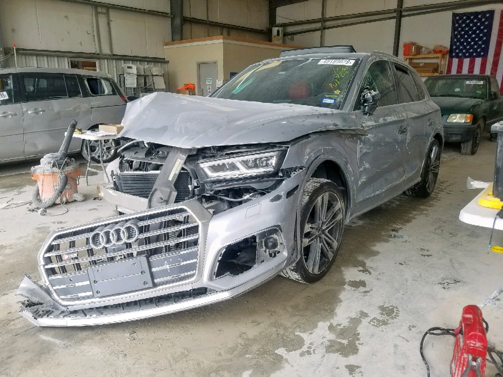 2018 Audi Sq5 Prestige Silver vin: WA1C4AFY4J2156787