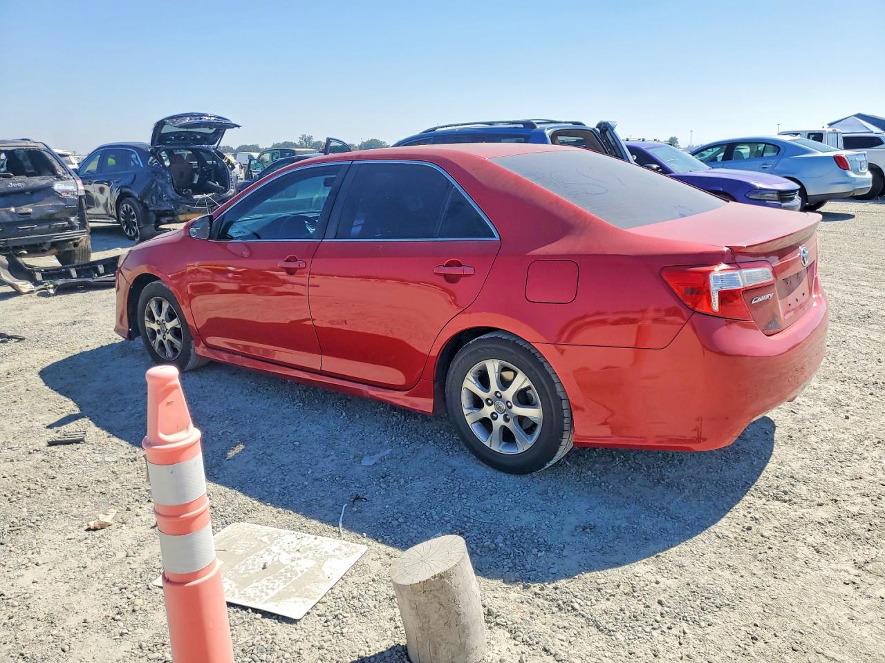 2014 Toyota Camry Se Red vin: 4T1BF1FK4EU825976