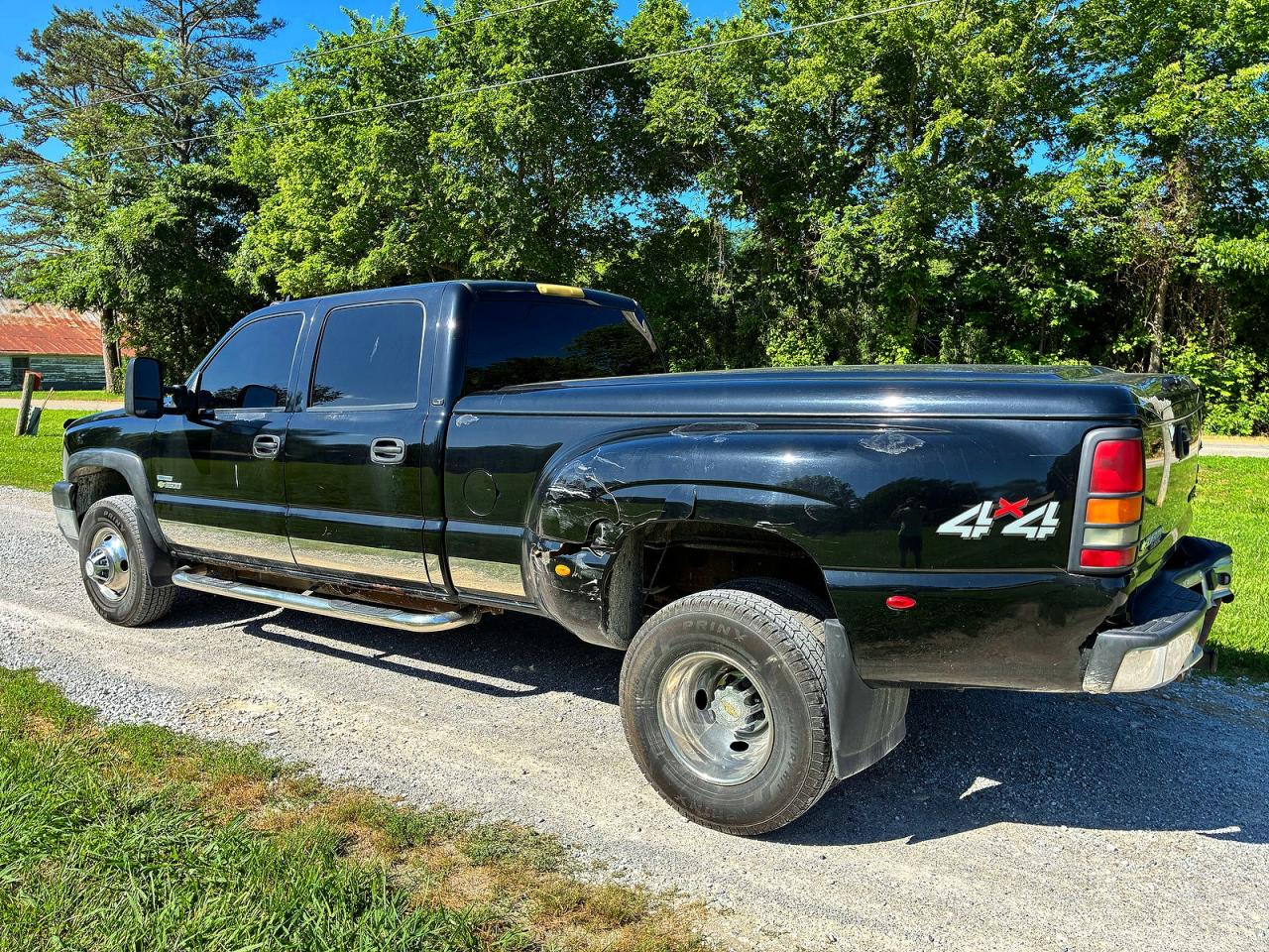 2007 Chevrolet Silverado K3500 Black vin: 1GCJK33DX7F131930