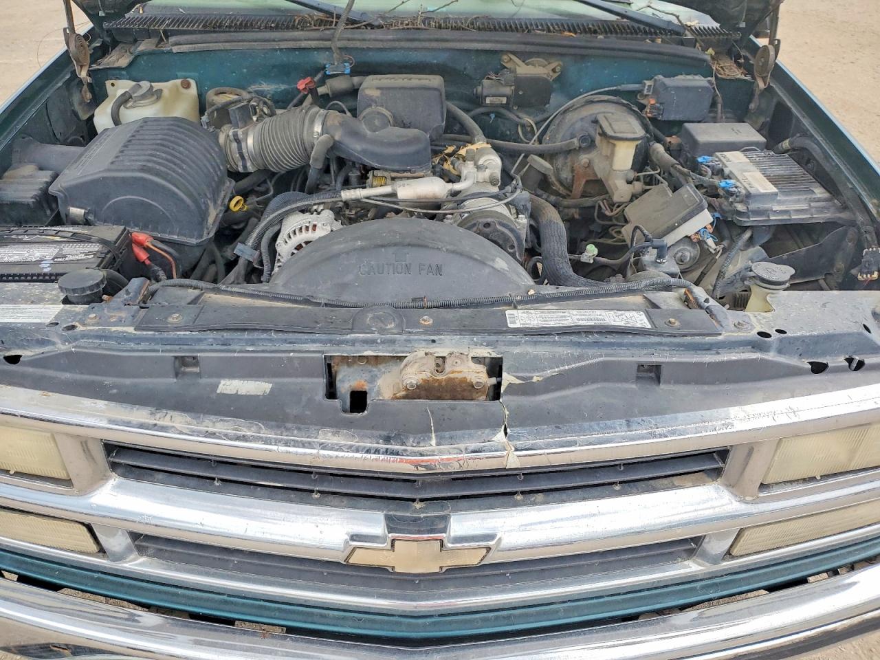 1998 Chevrolet Suburban K1500 Green vin: 3GNFK16R6WG102673