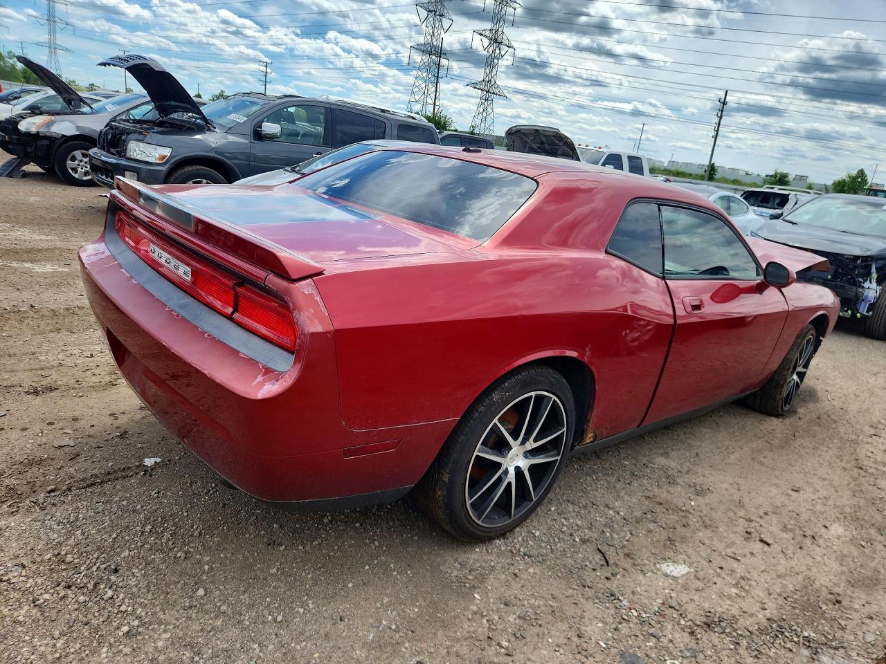 2010 Dodge Challenger Se Red vin: 2B3CJ4DV5AH259914