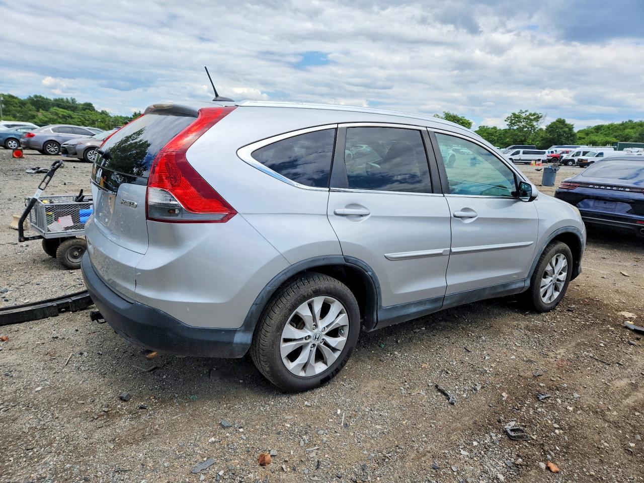 2012 Honda Cr-v Exl Серый vin: 2HKRM4H73CH618263