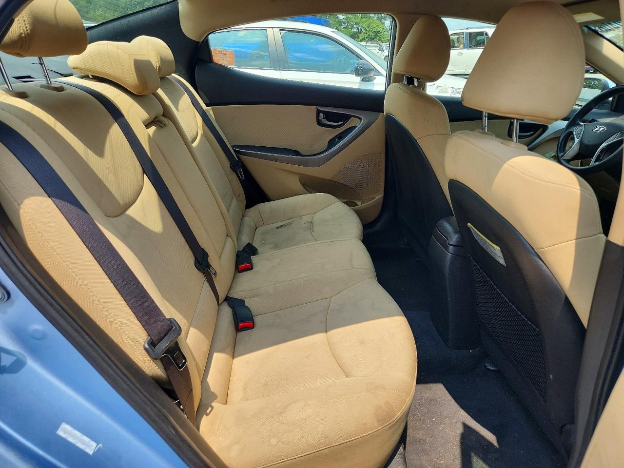 2012 Hyundai Elantra Gls Blue vin: KMHDH4AE7CU318914