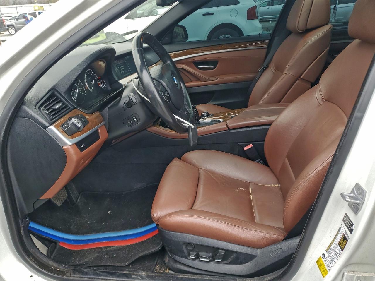 2013 Bmw 550 I White vin: WBAFR9C55DDX81105