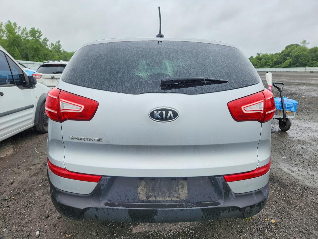 2012 Kia Sportage Lx Silver vin: KNDPB3A20C7271923