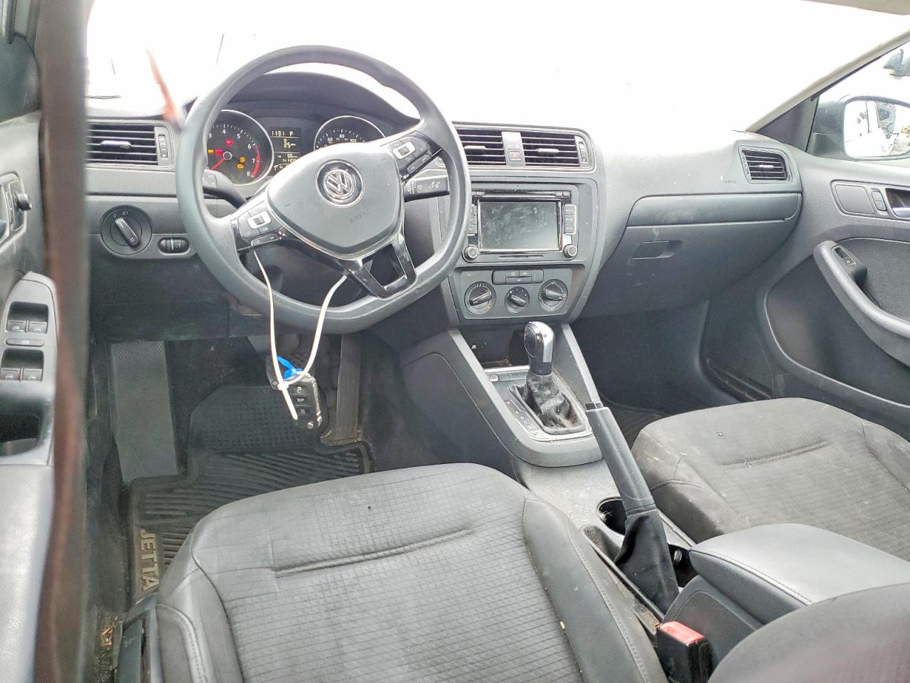 2015 Volkswagen Jetta Base Gray vin: 3VW2K7AJ5FM284666