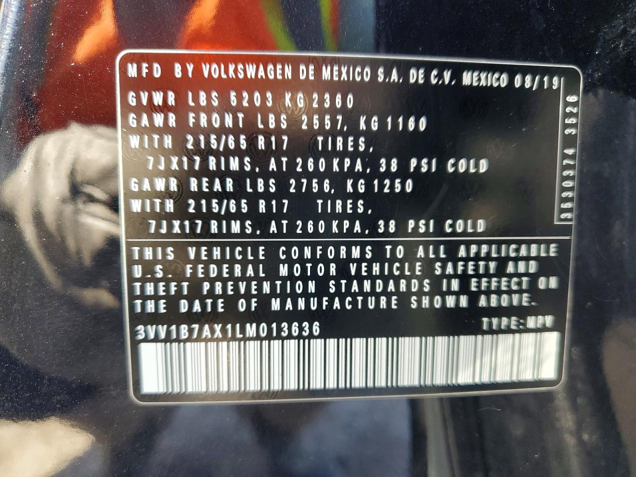 2020 Volkswagen Tiguan S Черный vin: 3VV1B7AX1LM013636