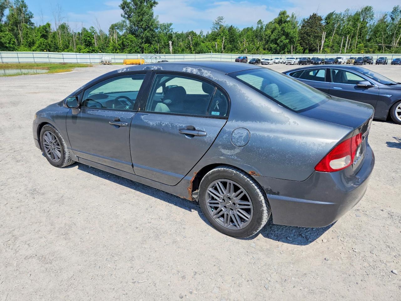 2009 Honda Civic Lx Gray vin: 2HGFA16589H538911