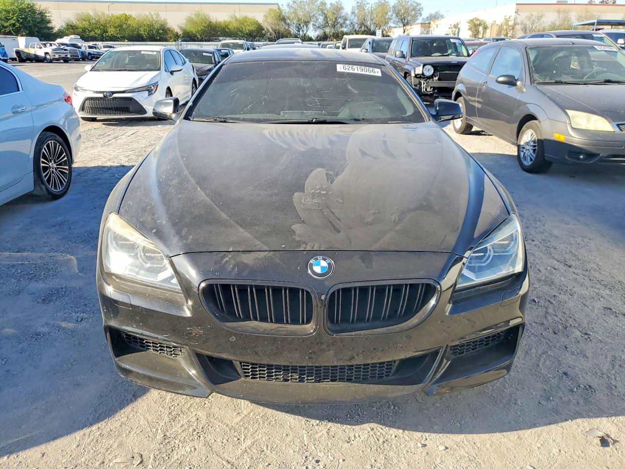 2013 Bmw 650 I Black vin: WBA6B2C52DD128663