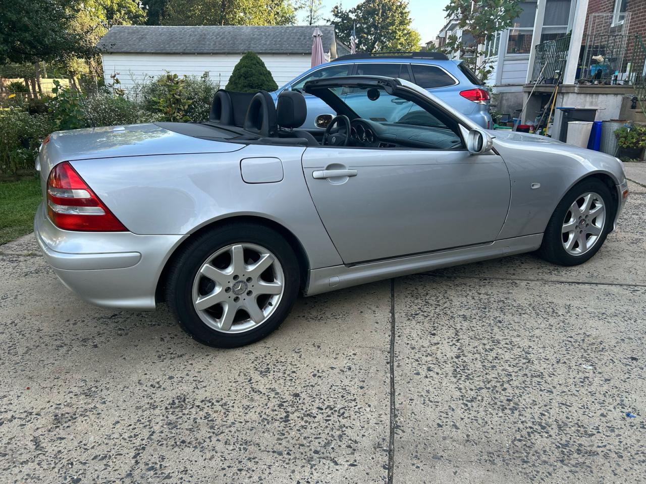 2001 Mercedes-benz Slk 230 Kompressor Gray vin: WDBKK49F31F234132