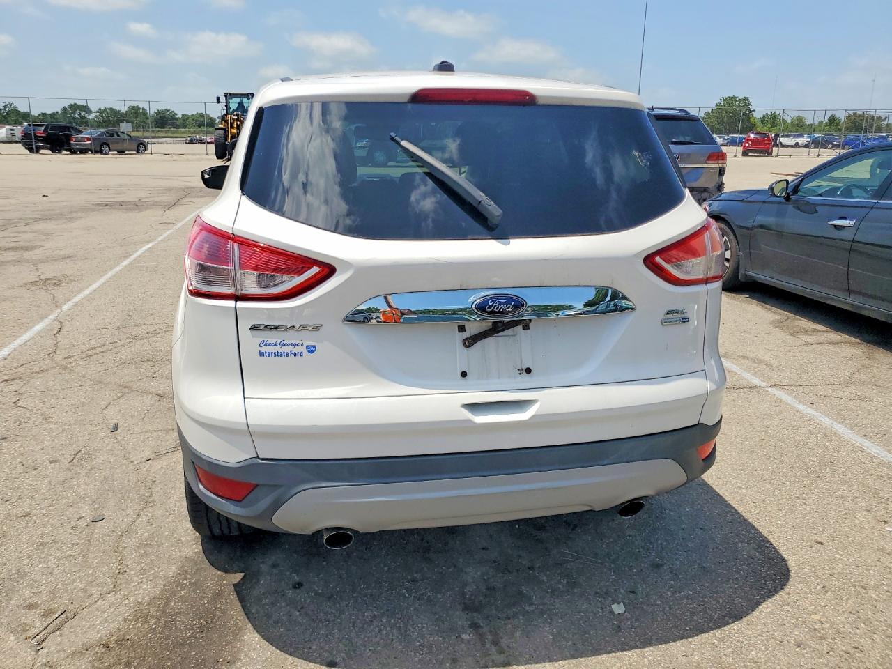 2013 Ford Escape Sel White vin: 1FMCU9H98DUD78621