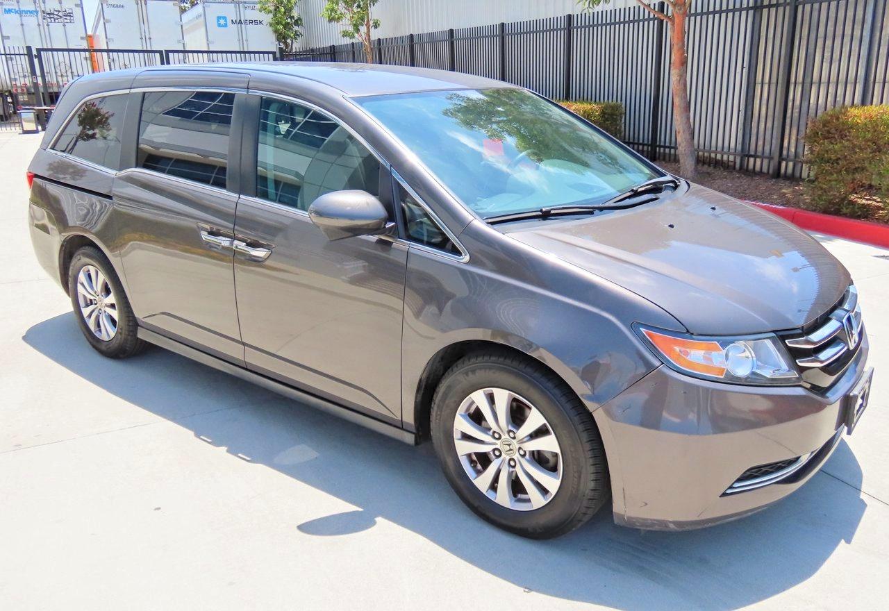2015 Honda Odyssey Ex Brown vin: 5FNRL5H48FB051694