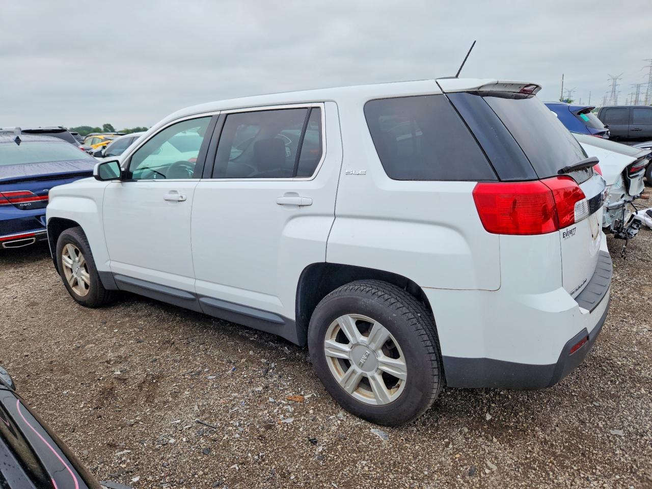 2015 Gmc Terrain Sle White vin: 2GKALMEK1F6254463