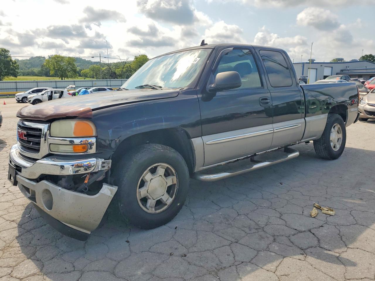 2006 Gmc New Sierra K1500 Black vin: 1GTEK19B26Z111504