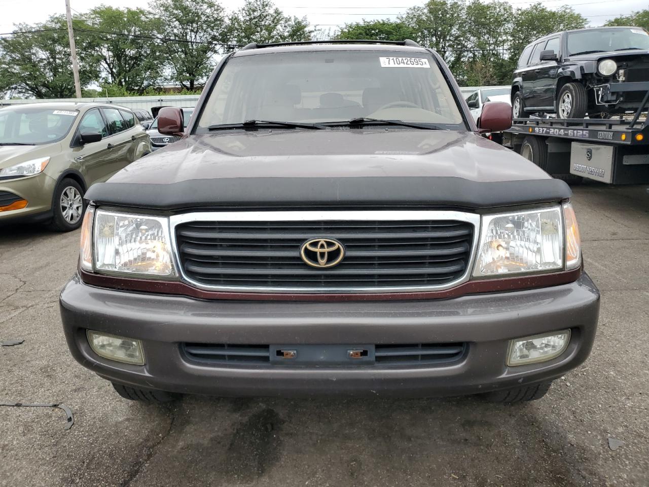 1999 Toyota Land Cruiser Burgundy vin: JT3HT05J9X0069506