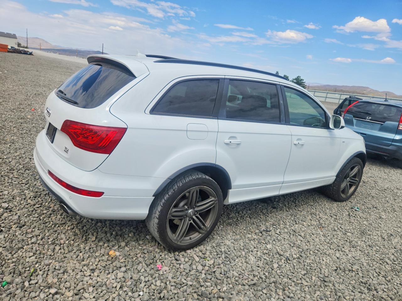 2013 Audi Q7 Prestige White vin: WA1WMAFE1DD003750
