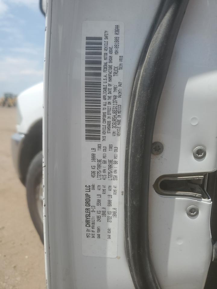 2014 Ram 2500 St Белый vin: 3C6UR5HJ6EG113740
