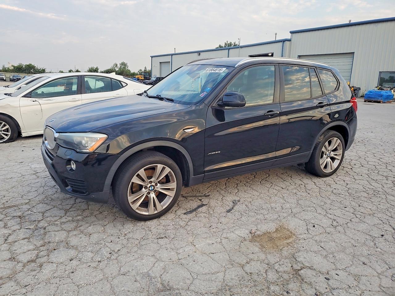 2015 Bmw X3 Xdrive28i Черный vin: 5UXWX9C51F0D62365