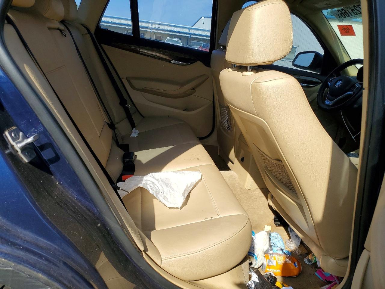 2013 Bmw X1 Sdrive28i Blue vin: WBAVM1C54DVW44453