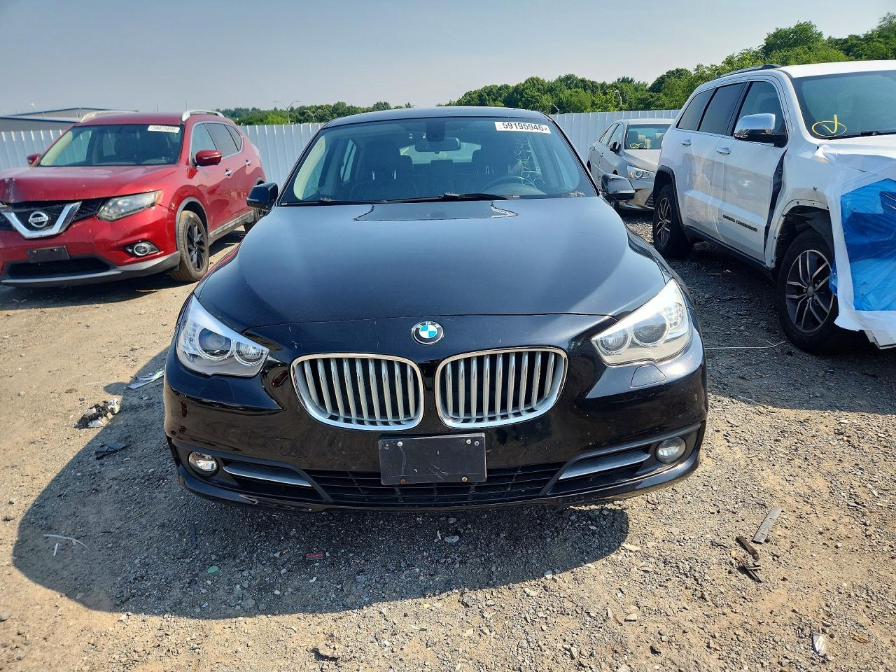 2014 Bmw 535 Xigt Черный vin: WBA5M4C51ED183737