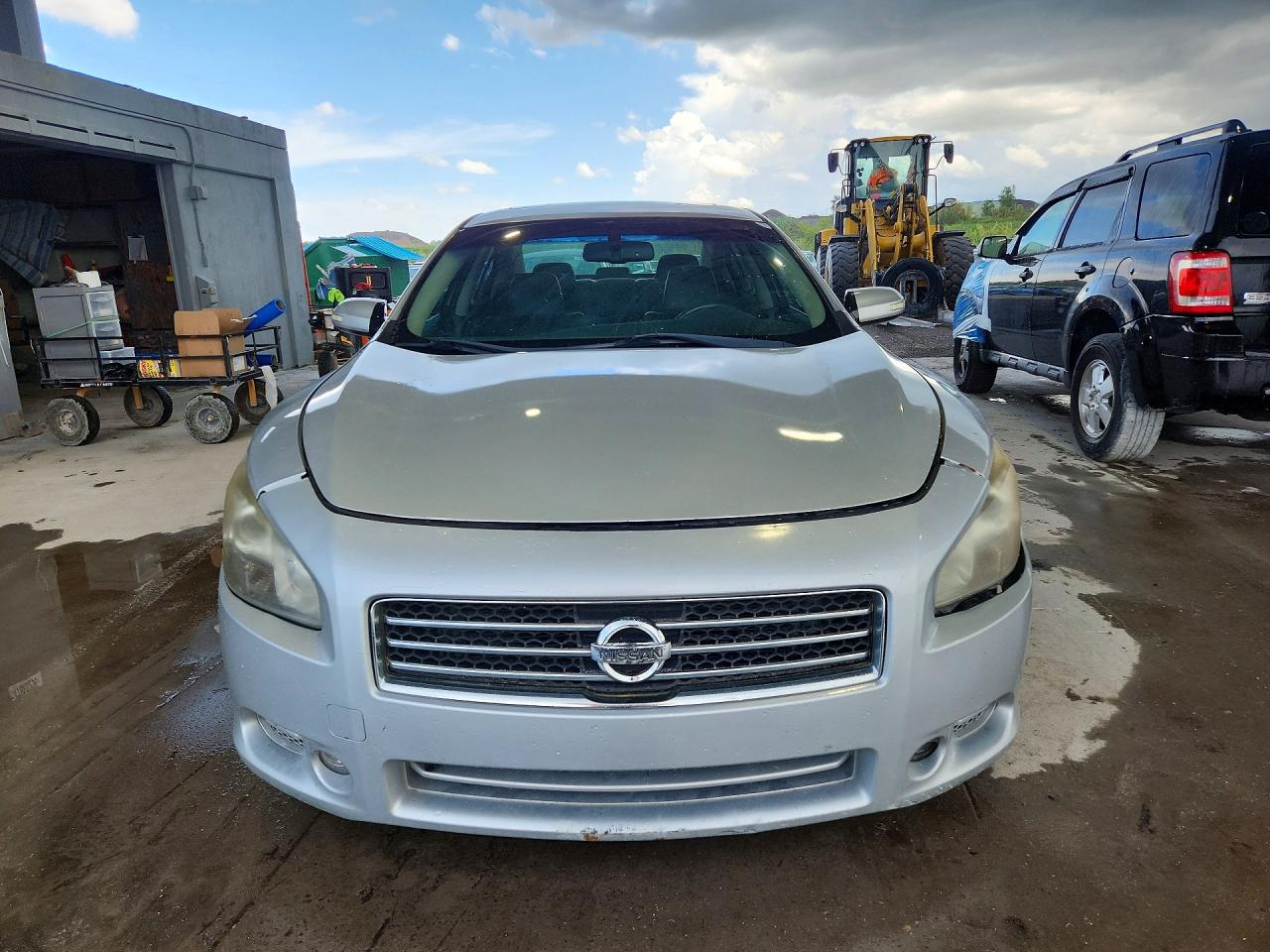 2014 Nissan Maxima 3.5 S Silver vin: 1N4AA5APXEC492221