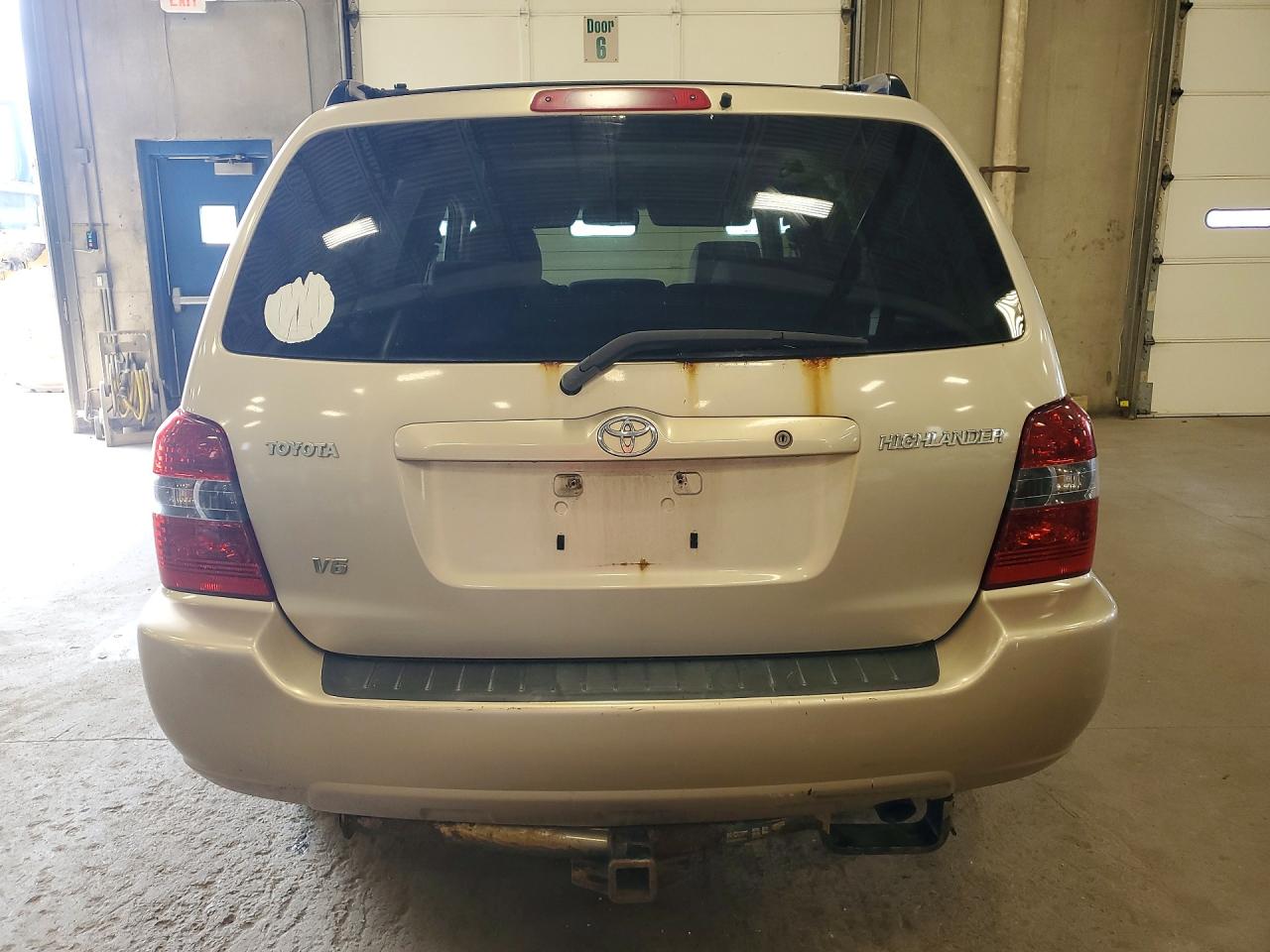 2006 Toyota Highlander Limited Tan vin: JTEDP21A160125836