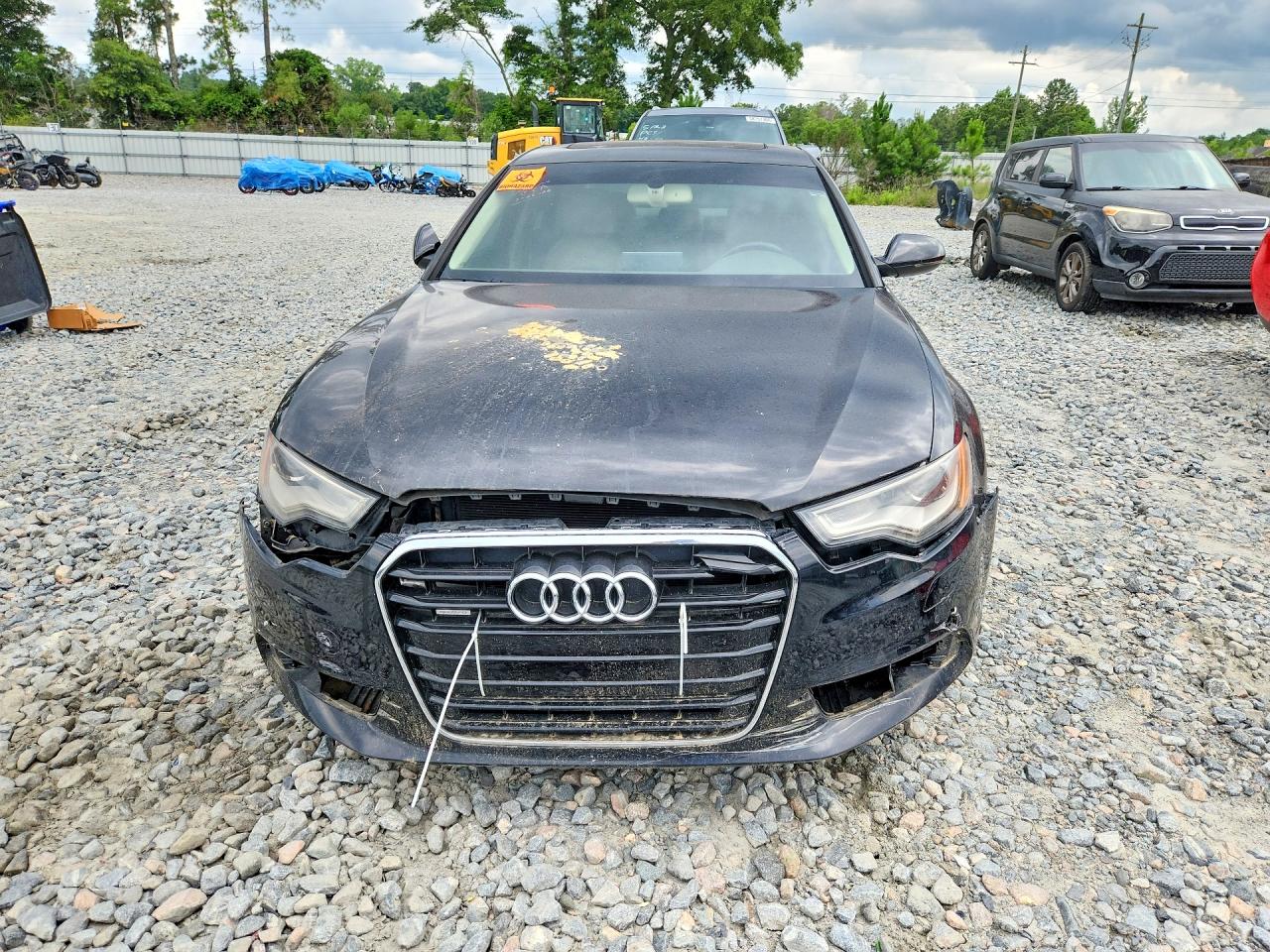 2014 Audi A6 Premium Plus Black vin: WAUGFAFC7EN092462