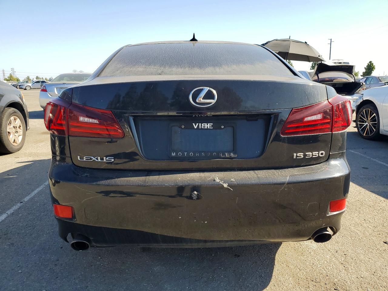 2008 Lexus Is 350 Black vin: JTHBE262185020768