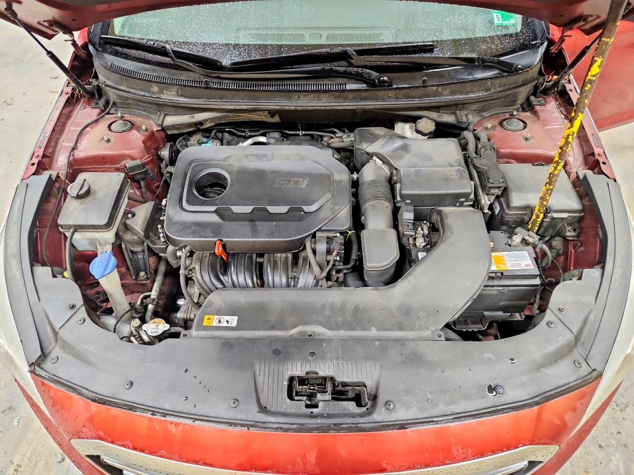 2015 Hyundai Sonata Se Red vin: 5NPE24AF1FH142105