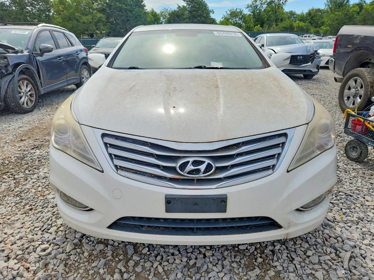 2013 Hyundai Azera Base White vin: KMHFG4JG5DA223025