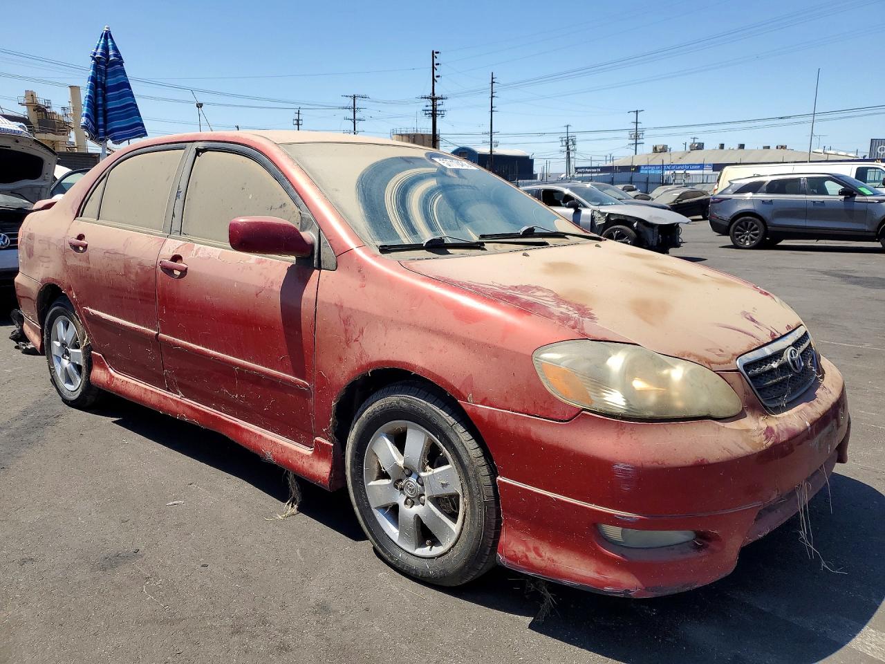 2008 Toyota Corolla S Красный vin: 1NXBR32E68Z967155