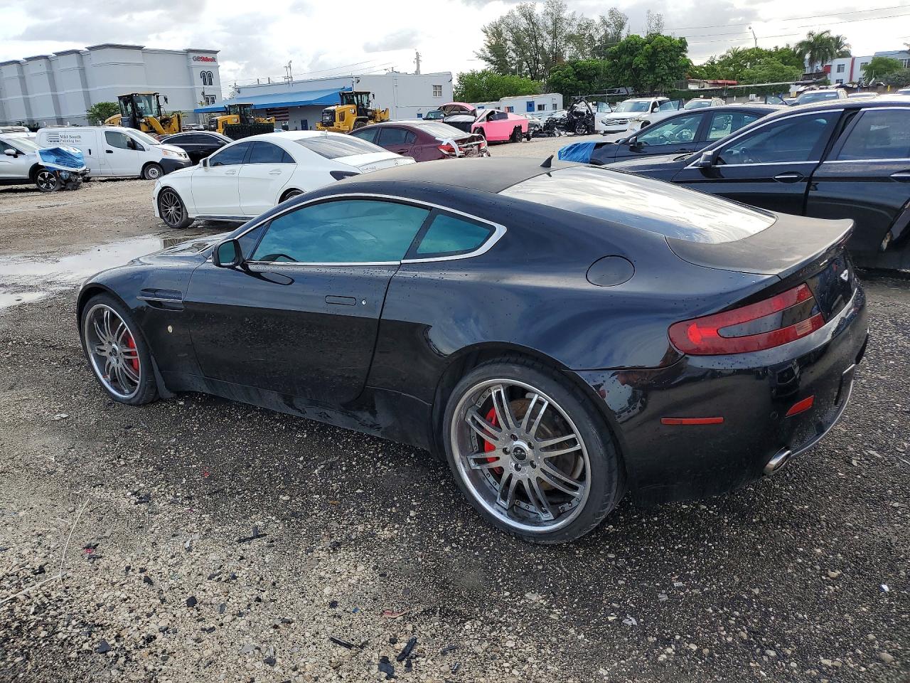 2007 Aston Martin V8 Vantage Черный vin: SCFBB03B97GC03717