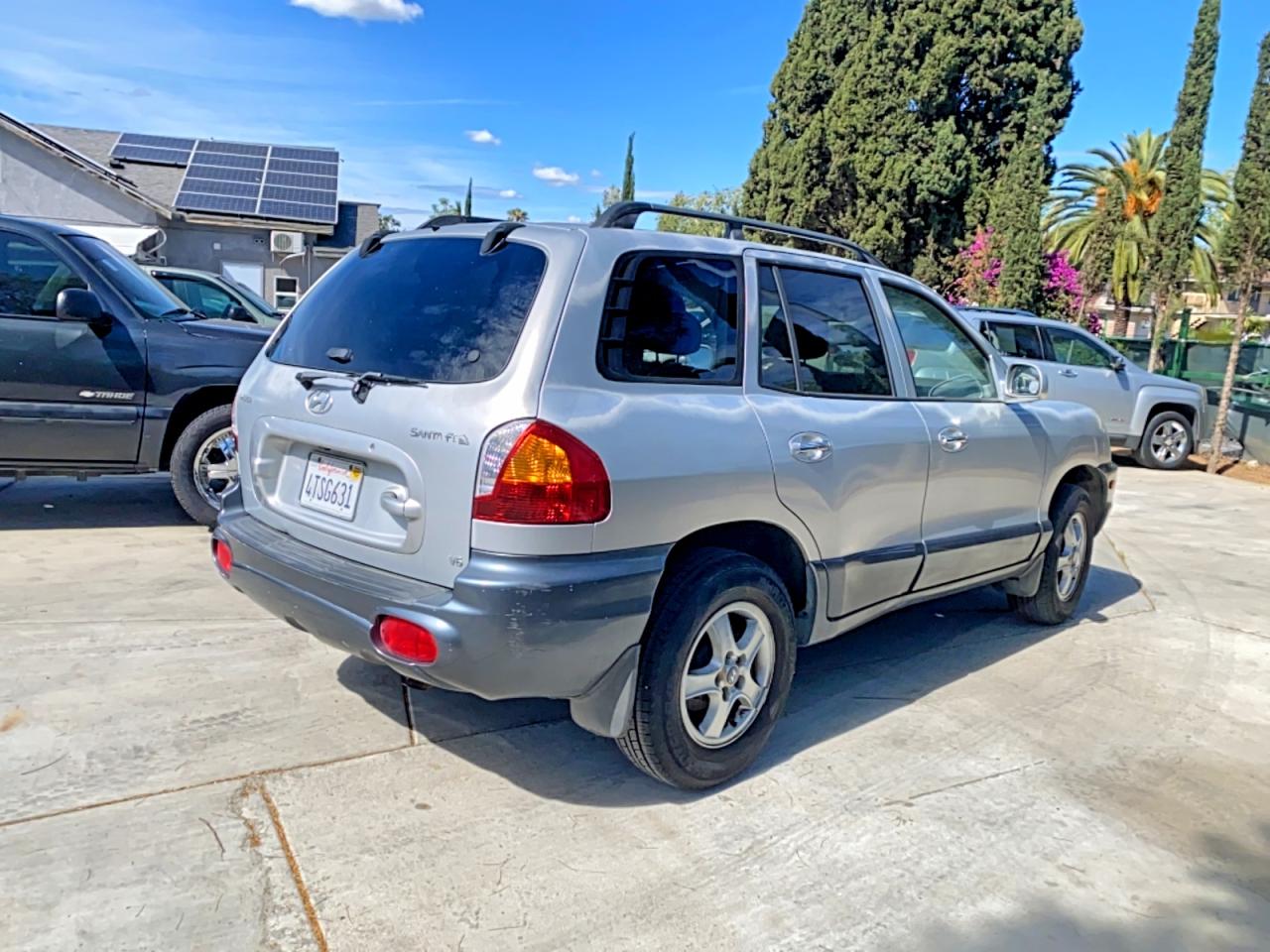 2001 Hyundai Santa Fe Gl Silver vin: KM8SC83D01U126863