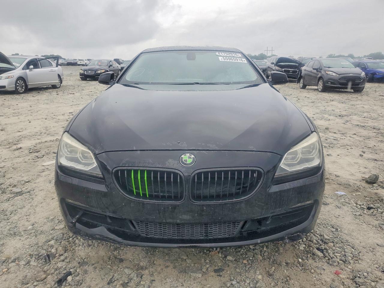 2012 Bmw 650 I Black vin: WBALX3C57CDV77507