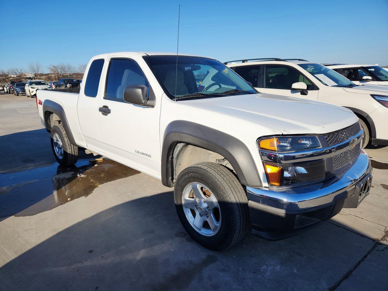 2005 Chevrolet Colorado White vin: 1GCDS198258197580