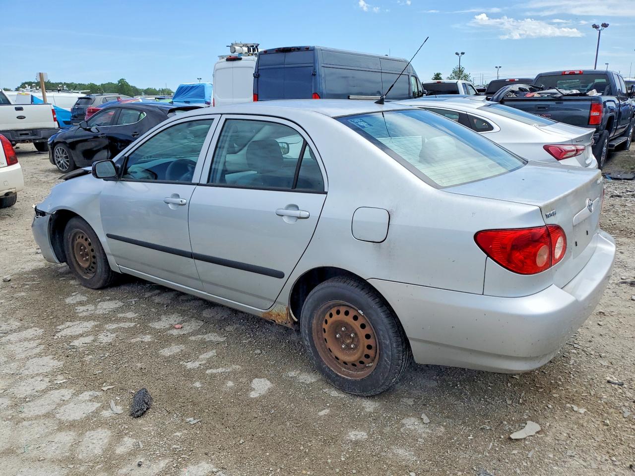 2008 Toyota Corolla Ce Silver vin: 1NXBR32EX8Z033063