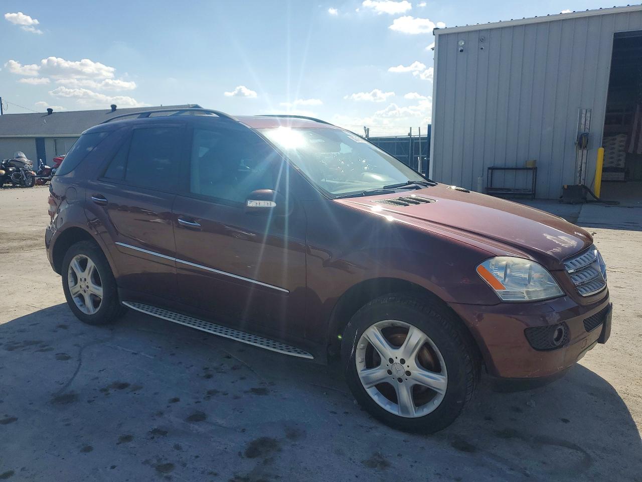 2008 Mercedes-benz Ml 350 Maroon vin: 4JGBB86E78A376314