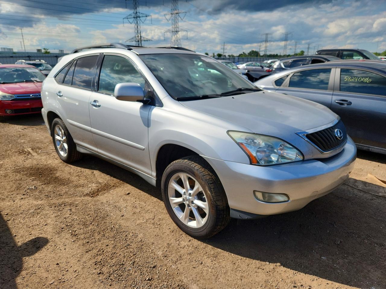 2009 Lexus Rx 350 Silver vin: 2T2GK31U39C067914
