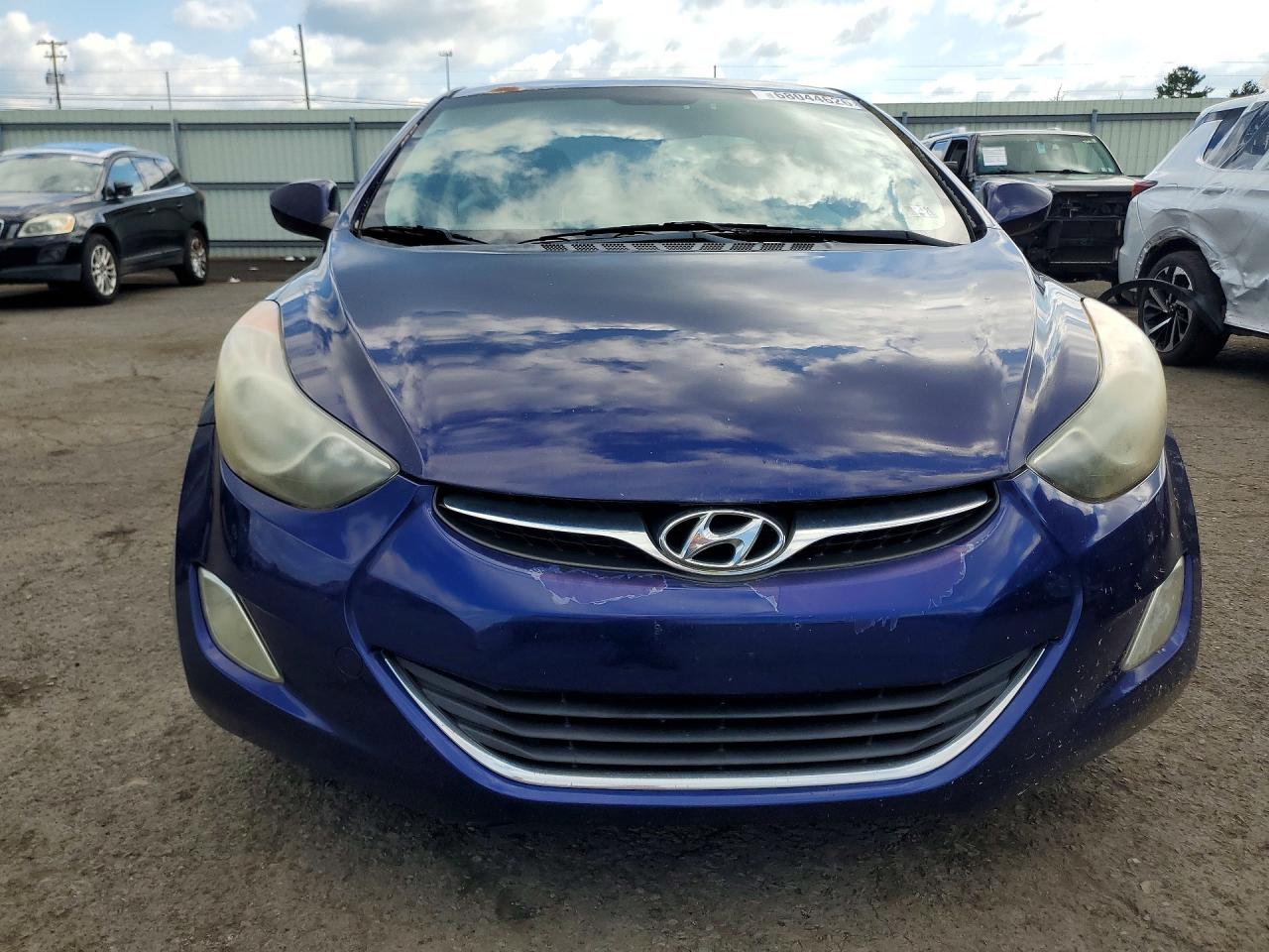 2012 Hyundai Elantra Gls Синий vin: 5NPDH4AE8CH103282