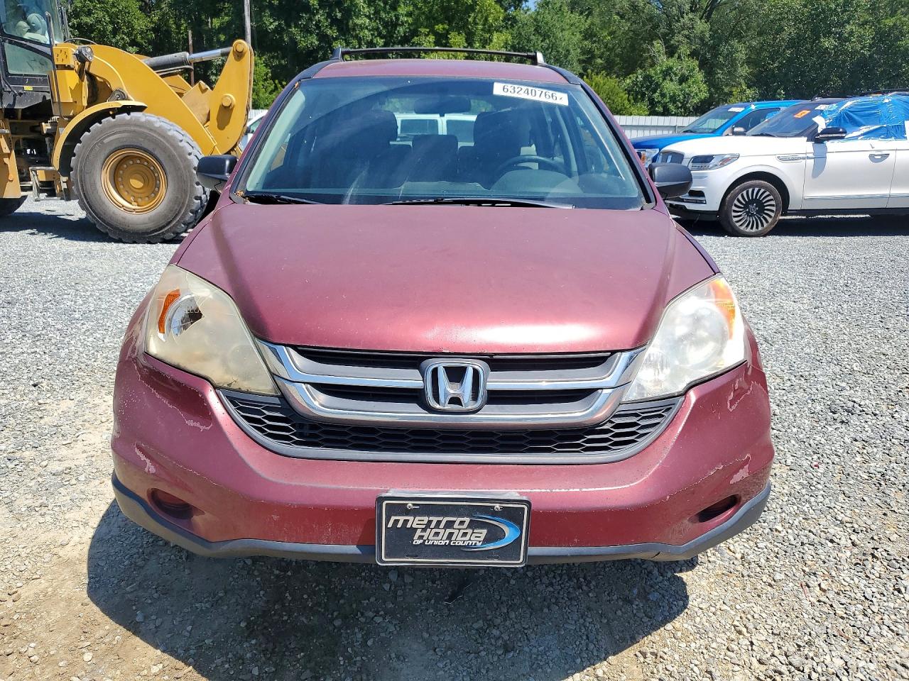 2011 Honda Cr-v Lx Red vin: 5J6RE4H33BL062048
